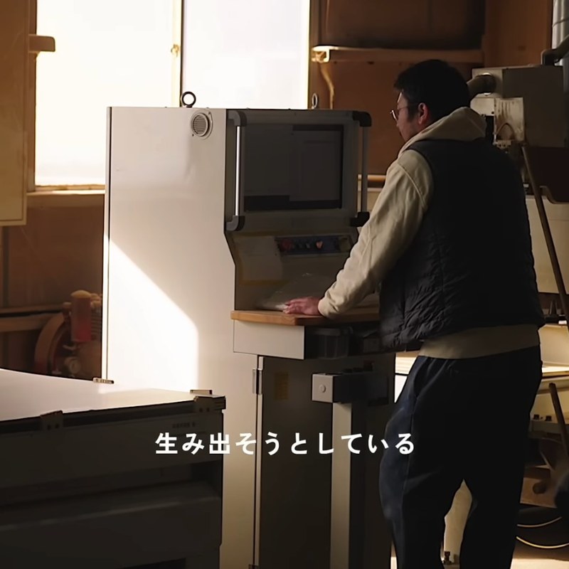 作業風景を撮影した採用向けリクルート動画のフレーム